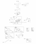 Part Location Diagram of 691204 Briggs and Stratton Bracket-Muffler